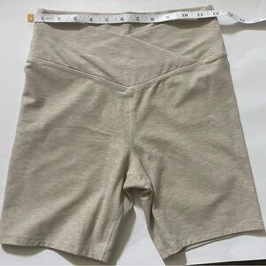 Abercrombie & Fitch Beige Bike Shorts